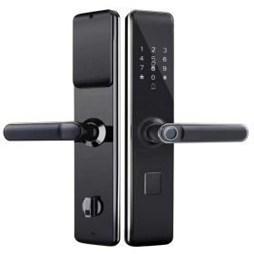 "Smart Security Handle with Digital Tuya Integration - WiFi Enabled Apartment Fingerprint Door Lock with Keys" (SPECIAL FEATURES: BUILT IN DOOR BELL, TYPES: CARD)